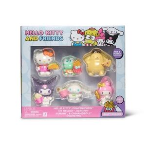 Salty Snacks Hello Kitty and Friends 6 Figurine Set - Brand New Collectors